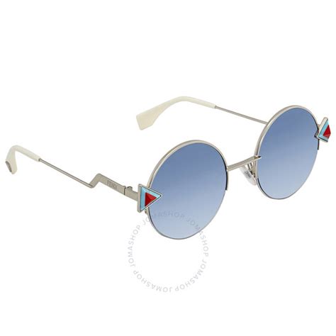 Fendi Blue Gradient Round Sunglasses FF 0243/S 